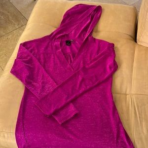 Zella hooded workout top size Medium.